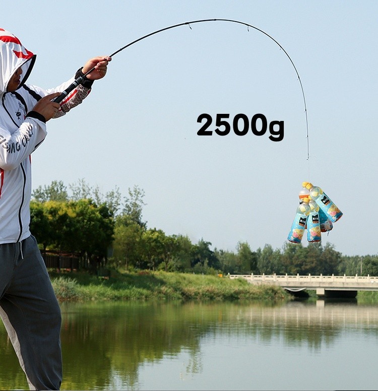 Spinning Fishing Rod Lightweight Lure Rod Bass/Trout/Pike High Sensitivity Pole