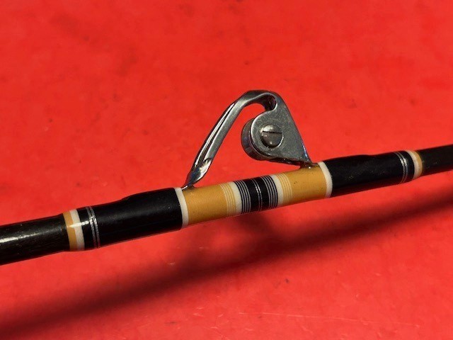 CUSTOM BUILT 5 FOOT 7 1/2 INCH 50 TO 130 POUND CLASS BOAT TROLLING FISHING ROD