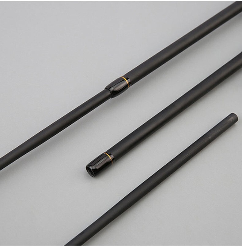 1.65M/1.8M Carbon Fiber Fishing Rod Spinning Casting Fishing Rod Pole 2 Sections