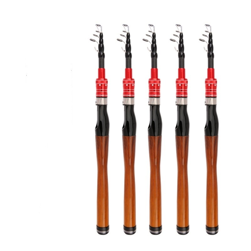 Lure Fishing Rod Carbon Fiber Ultralight Teleacopic Spinning Casting Rod Travel