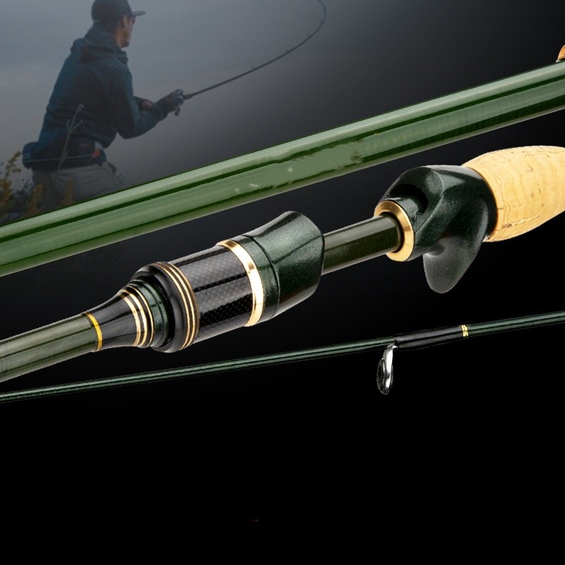 Portable Telescopic 1.83M -2.4M Carbon Fiber Spinning Casting Pole Fishing Rods
