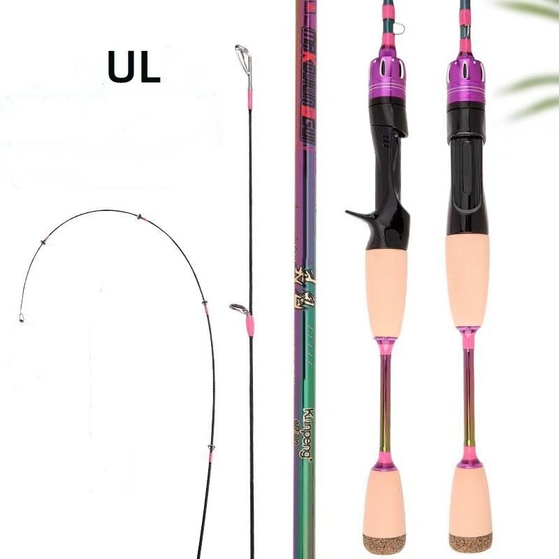 Trout Fishing Rods 1.68M 1.8M Carbon Rod Spinning Casting Rod Sea Fishing Poles
