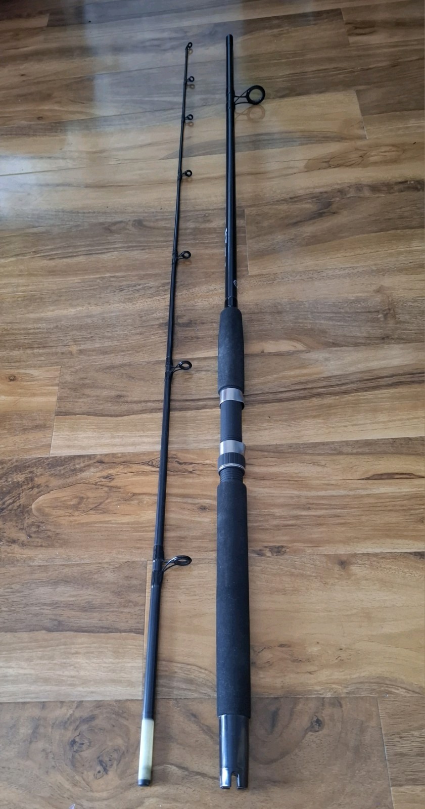 Shimano Casting Fishing Rod TDR Aeroglas 2803 8ft 2 Piece EVA Handle River Lake