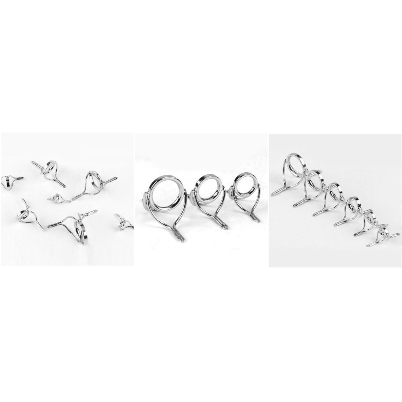 Stainless Steel Tip Top Guides for Fishing Rods with Ceramic Line Ring