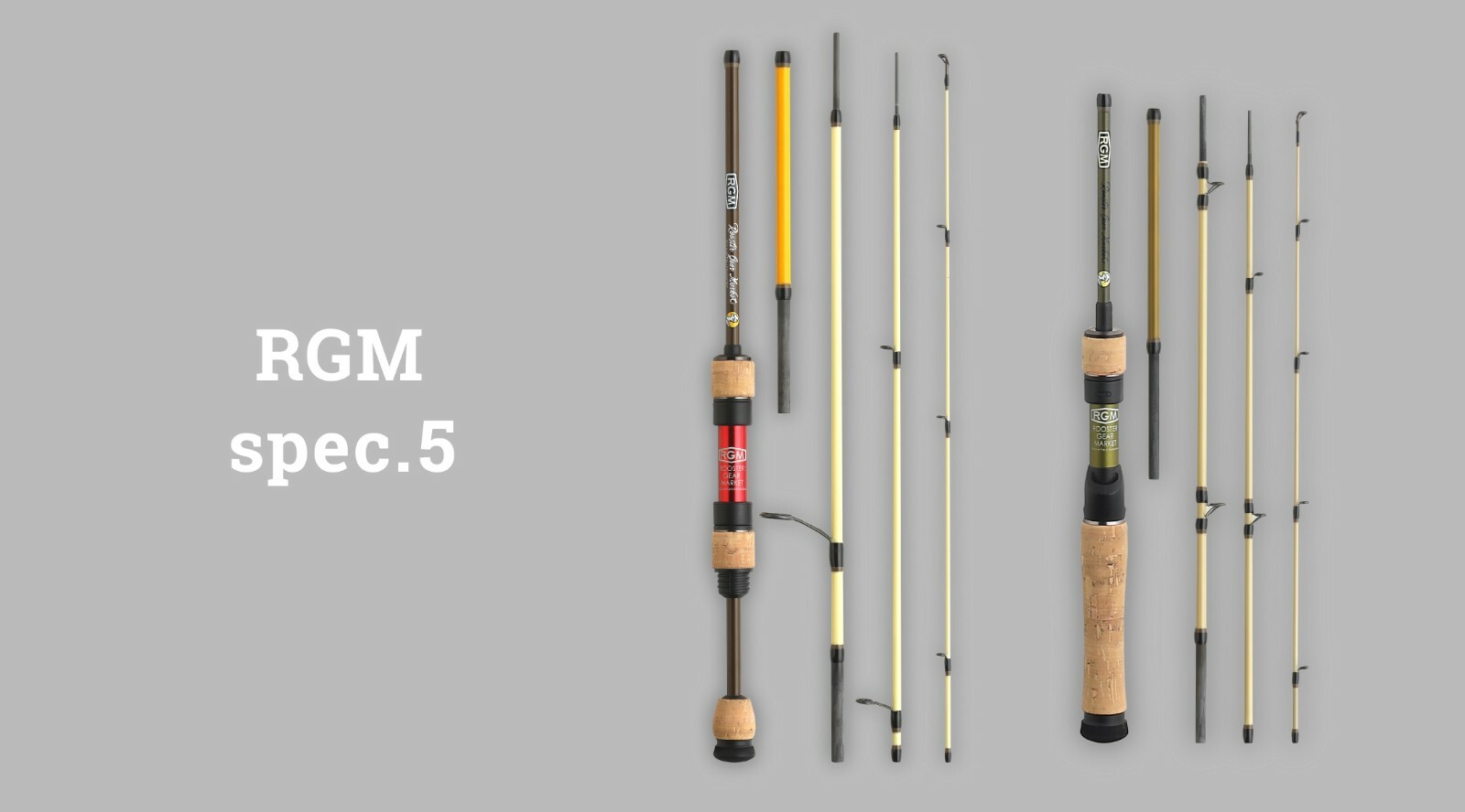JACKALL RGM spec.5 58/62S Convertible System multi-piece rod Choose Color