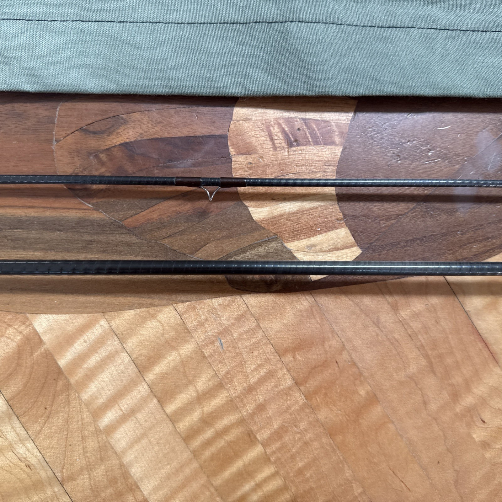 Vintage ORVIS Graphite TROUT 7’6” 6wt Fly rod with Tube, Canvas Sock Excellent!