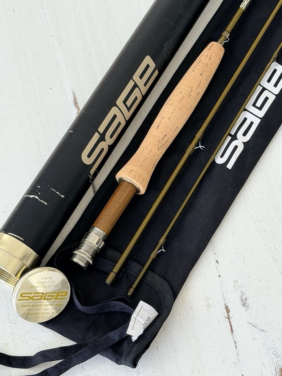 **BEAUTIFUL** 🔥RARE SAGE TXL 00wt. 7’ 10” FlyRod!! 🔥~LEGENDARY~🔥