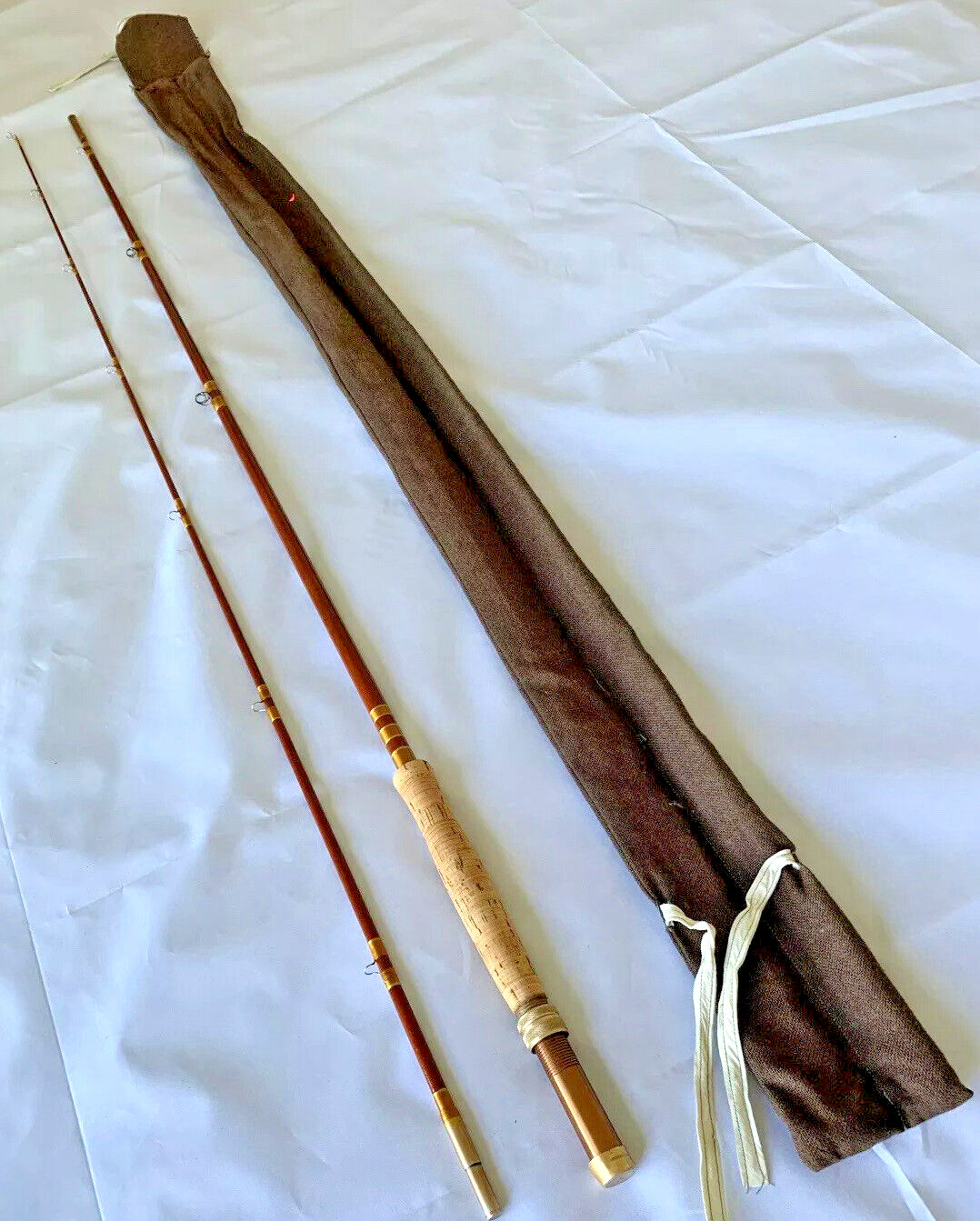 Feather Weight 8’6” Two Prices Fly Fishing Rod With Feather Weight Reel Seat