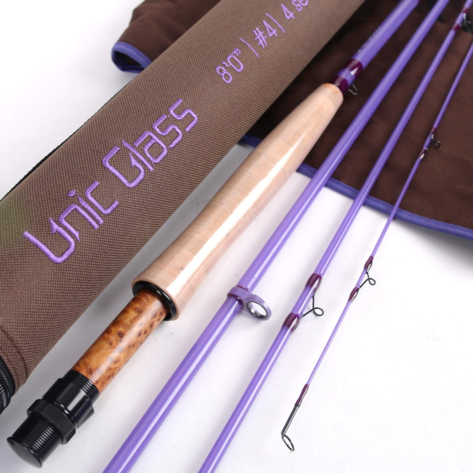 M Maximumcatch Maxcatch Fiberglass Fly Fishing Rod 3Wt/ 5Wt/ 6Wt/8Wt In