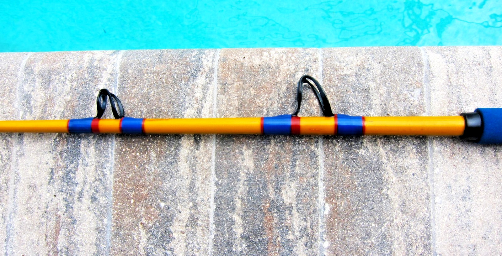 Custom SABRE Big-Game Live-Bait Stand-Up Rod: 6’6″; 15-40lb – VERY NICE COND!!!b
