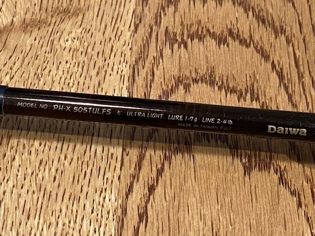 Daiwa Phantom X 505TULFS Spinning Telescopic Rod 1-7g, 2-4lb Used JDM