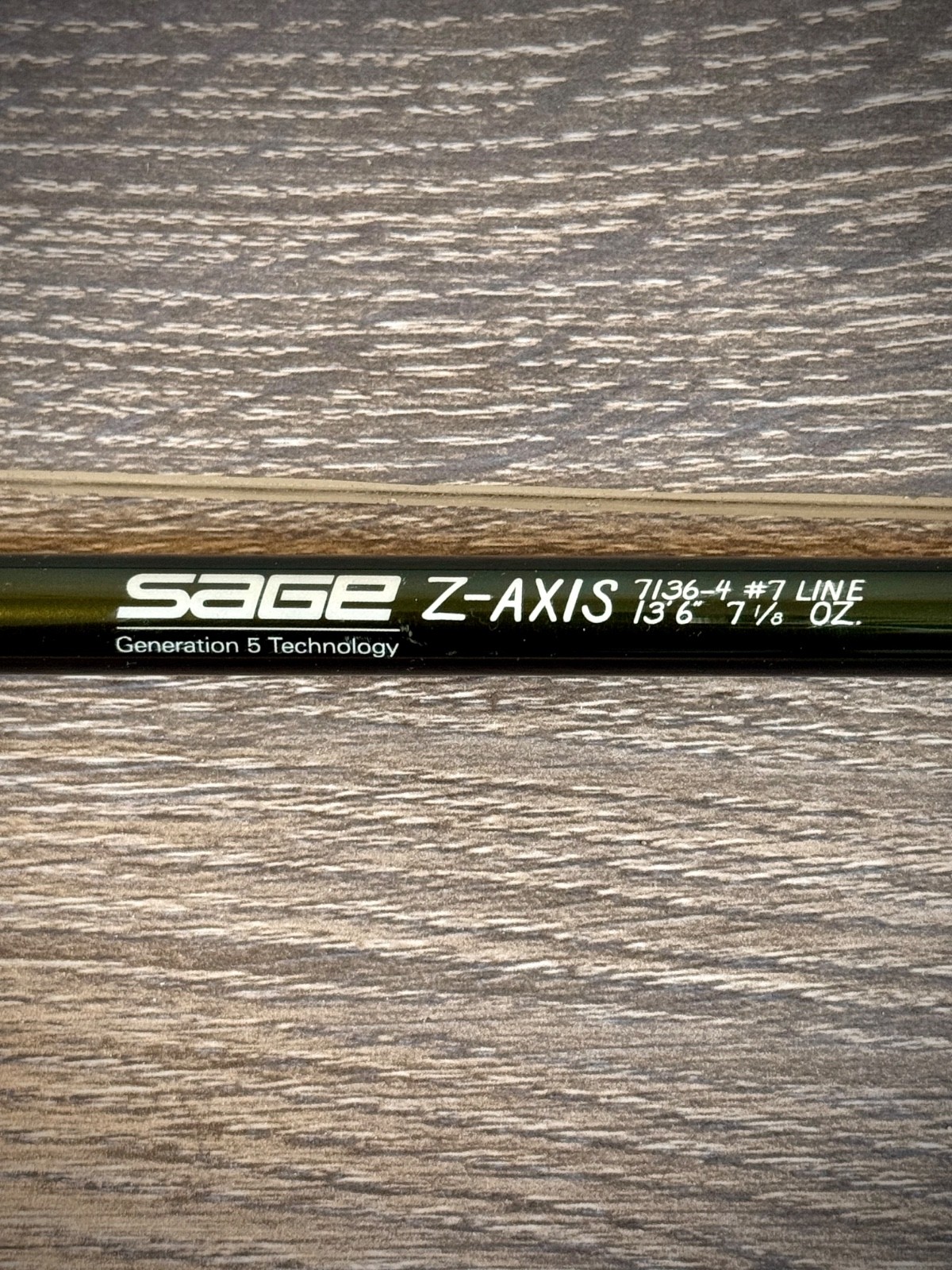 Sage Z-Axis 7136-4 13’6″ 7wt Spey Fly Rod Generation 5 w/ Tube & Sock Made USA