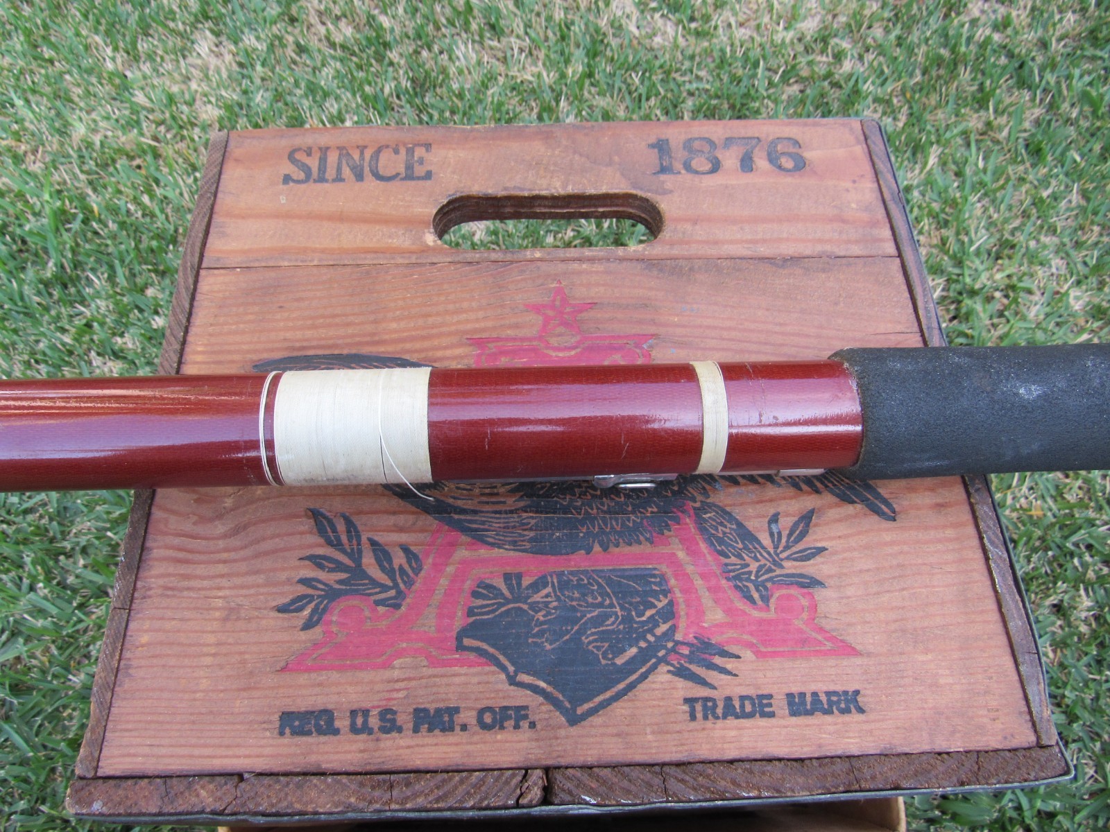 Vintage Kencor No. 315 Brown Tenlew Magnaglas 15′ Saltwater Surf Fishing Rod