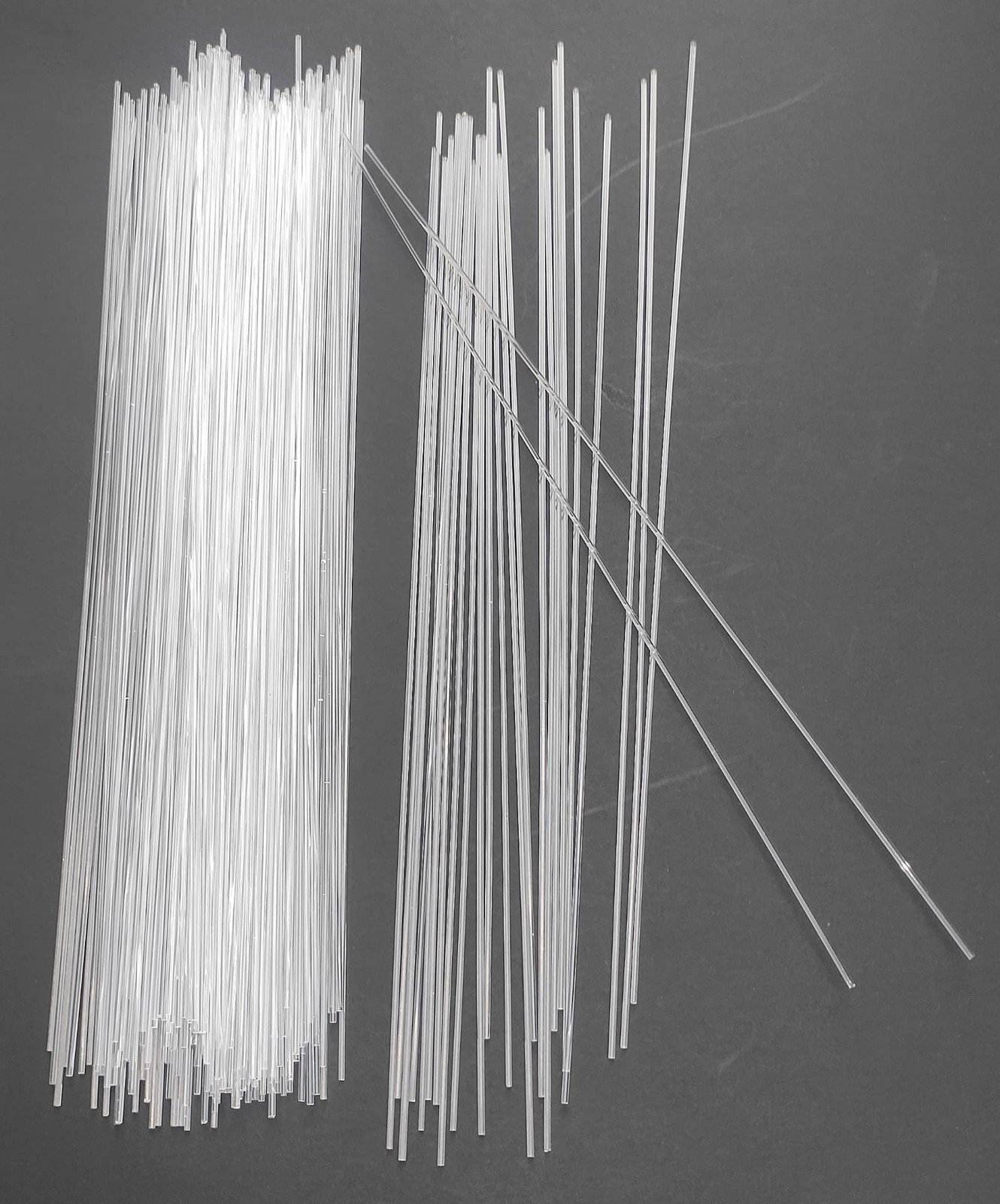 100pcs 1/16 x 12in Acrylic Dowel Rods Sticks, Clear Round Plastic Rods PLS902…