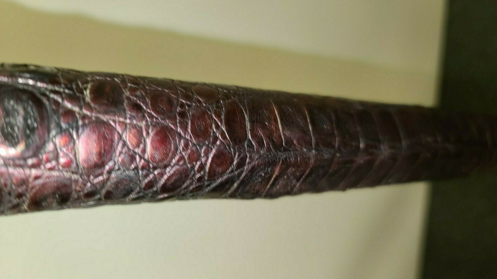 Custom Fishing Rod, Real Crocodile Skin Grips, Awesome Paint Job, ADJUSTABUTT – 