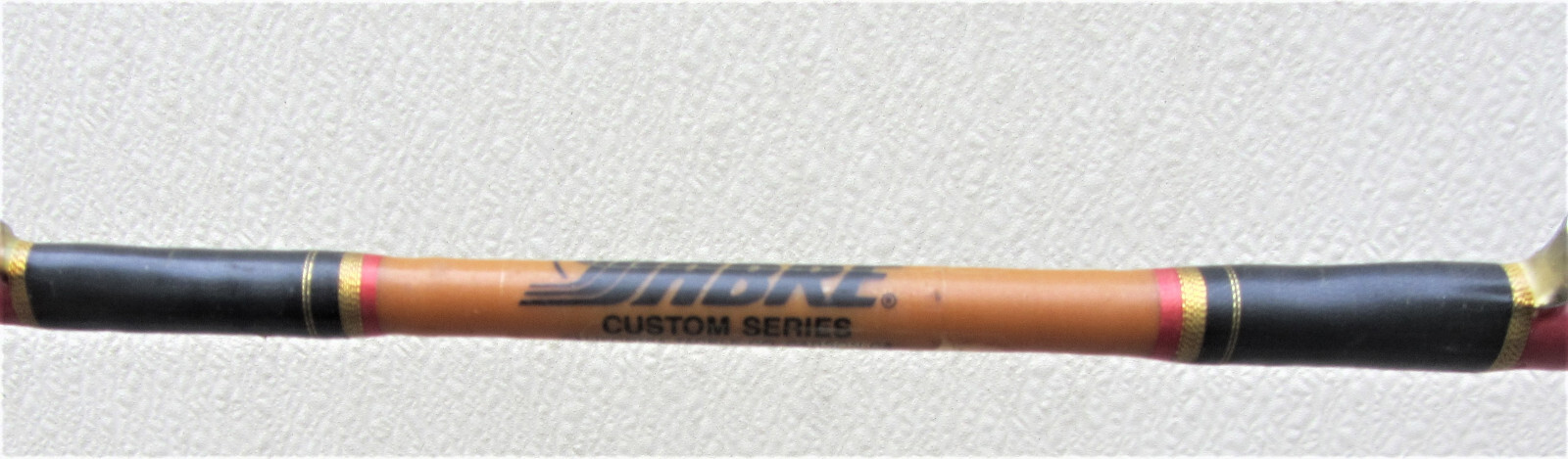 Vtg Sabre Stroker CTS Mini Series Stand Up Roller Guides Fishing Rod 5′ 30-80 lb