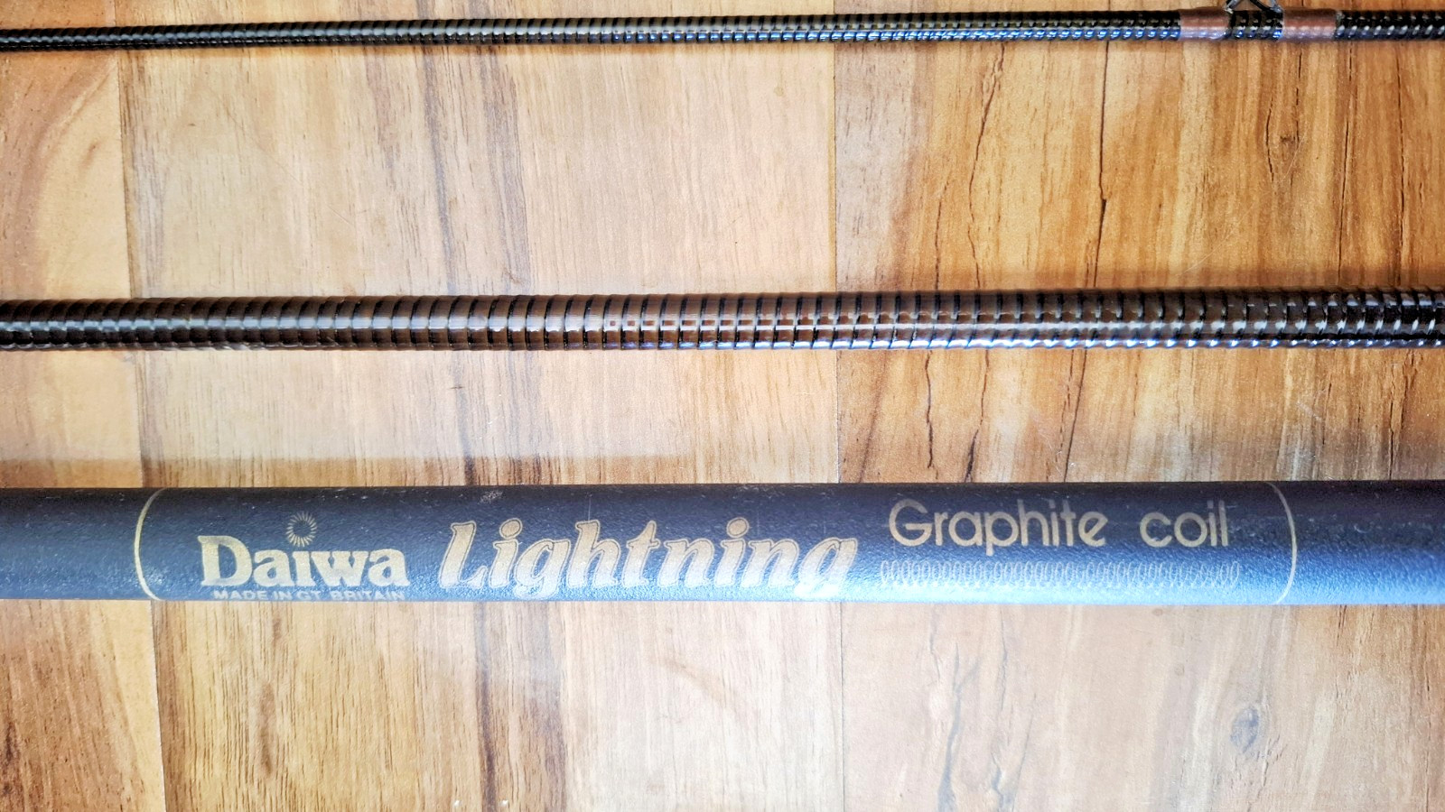 Daiwa Quiver Fishing Rod Lightning Graphite Coil 11ft 3 Piece Vintage