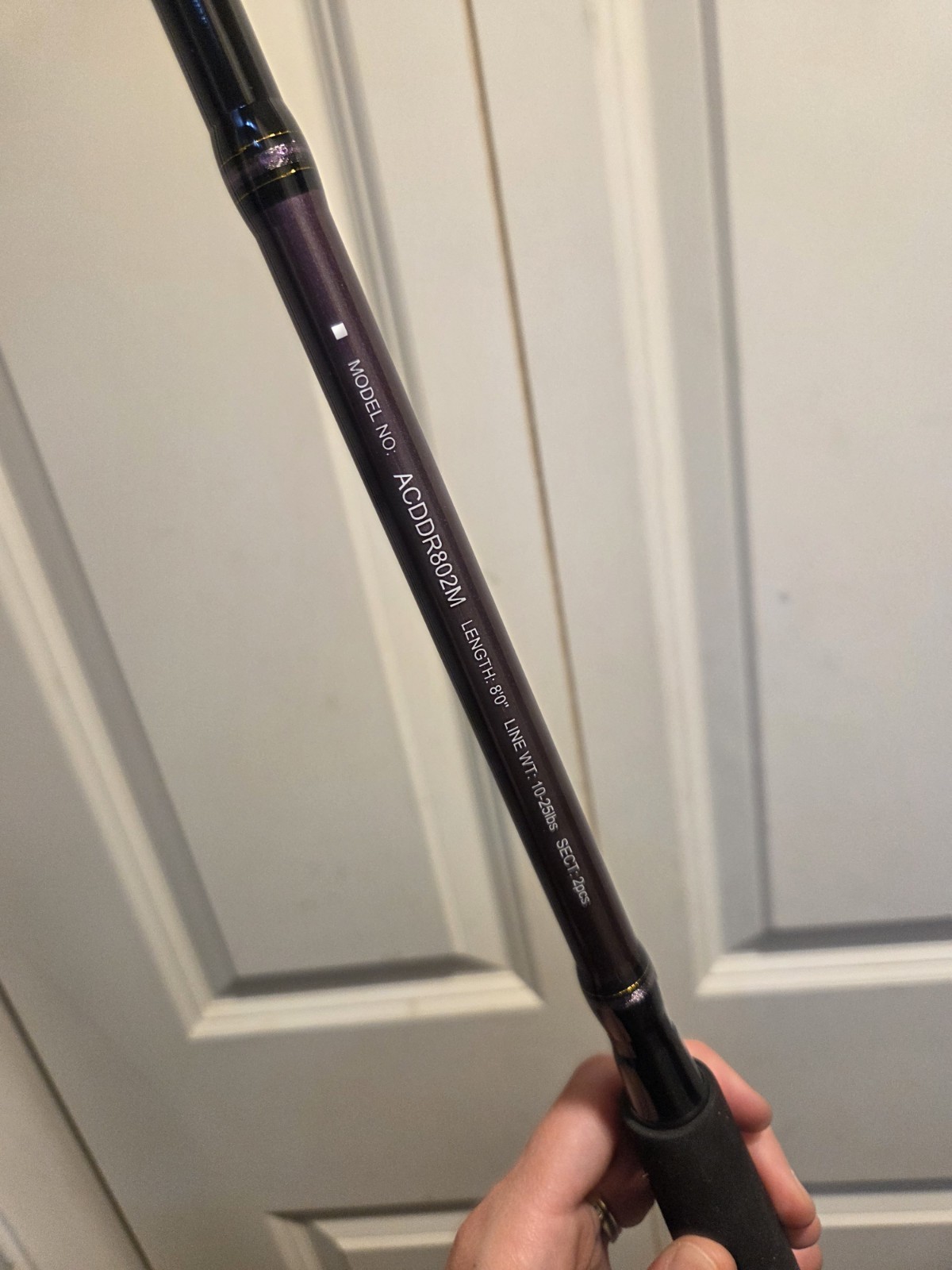 Daiwa Accudepth Dr802m Downrigger Rod 2 piece (Read)