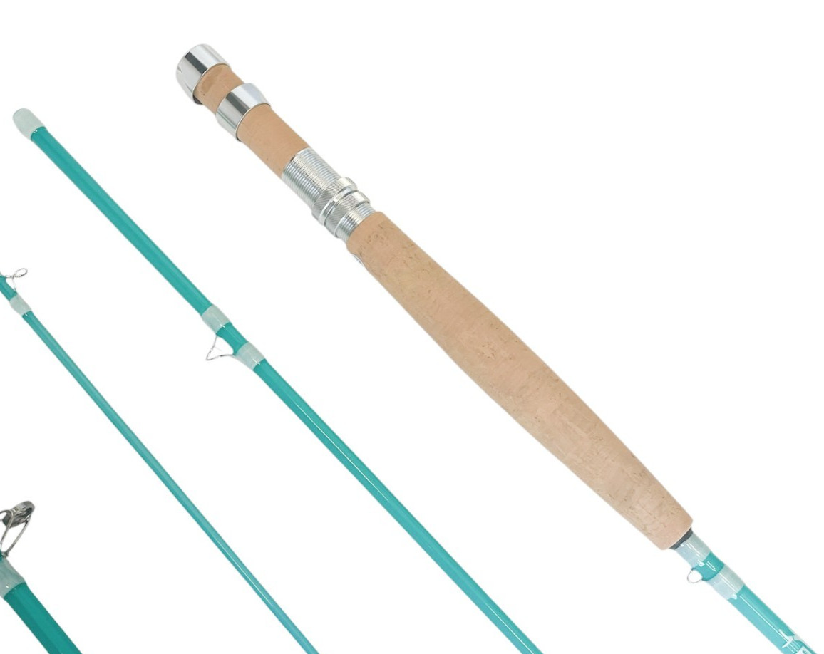Echo Fly Fishing River Glass Fly Rod 4wt Length 8’0″ Gorgeous Glacier Brand New