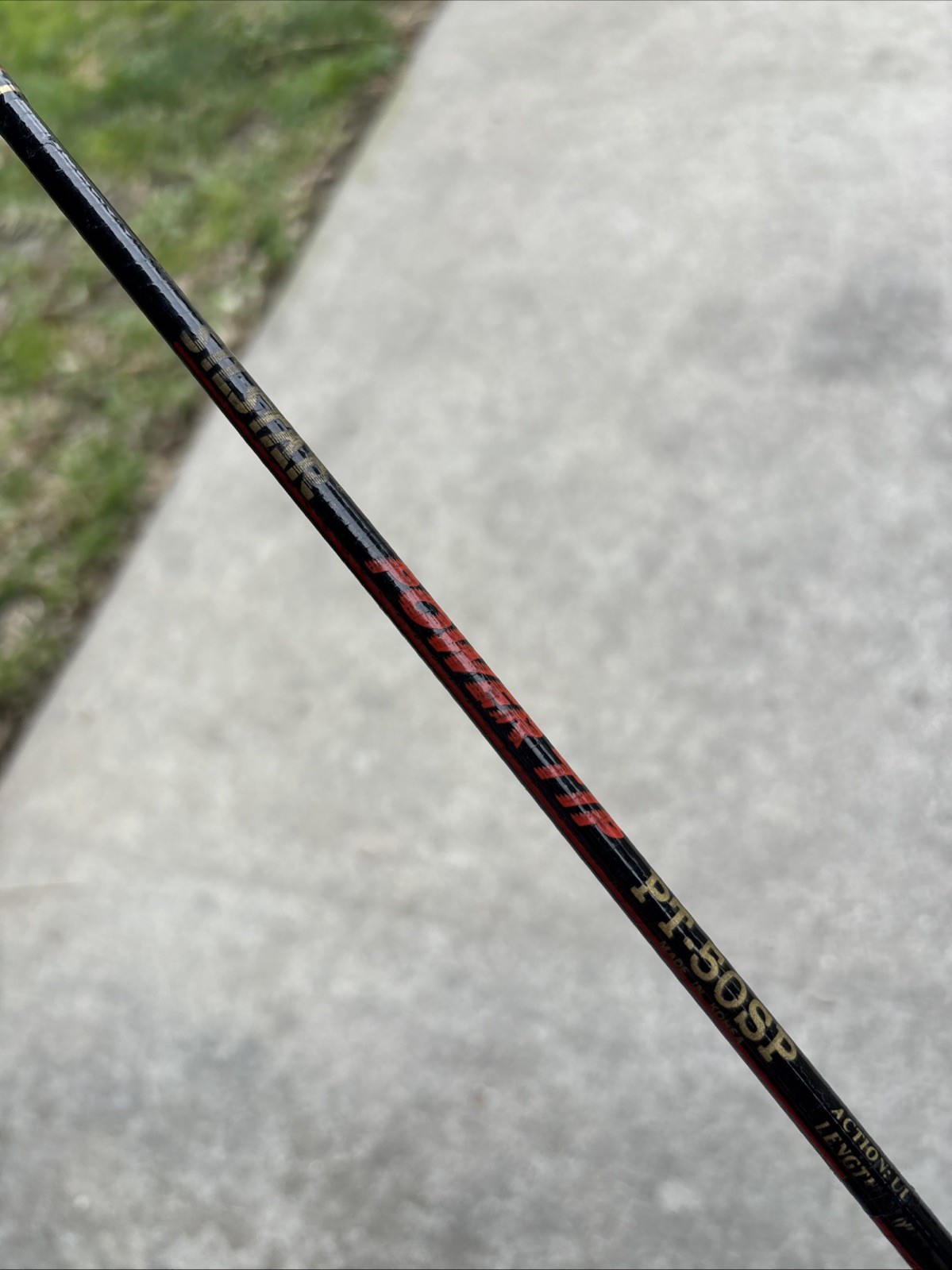 SILSTAR Power Tip PT-50SP ULTRA LIGHT 1-Piece 5’ Fishing Rod Pole WORKS EUC