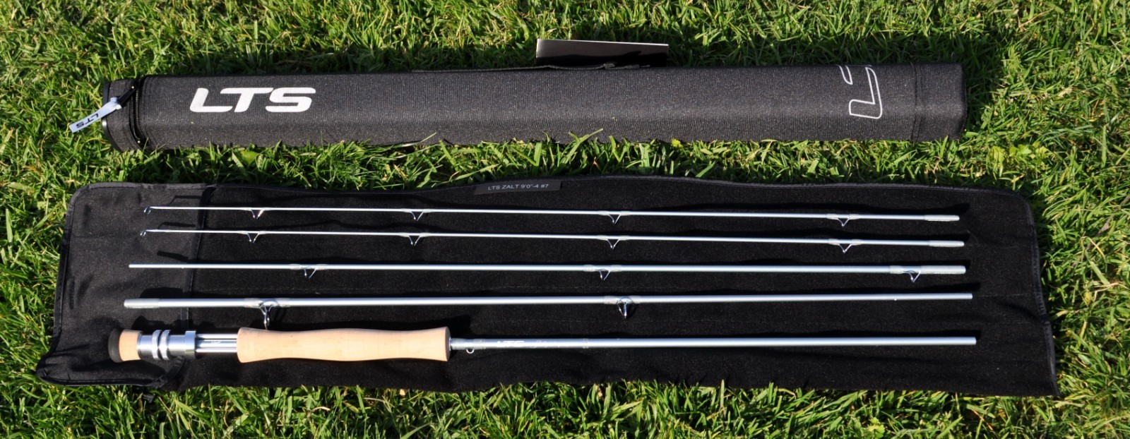 LTS Zalt 9ft 7wt fly rod 4pc w/extra tip, sleeve,tube, high modulus graphite,NEW