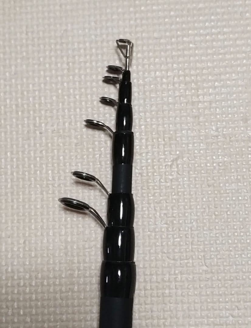 Baitcasting Rod 2.4m Compact, DIY Modified, Used, Raw Finish