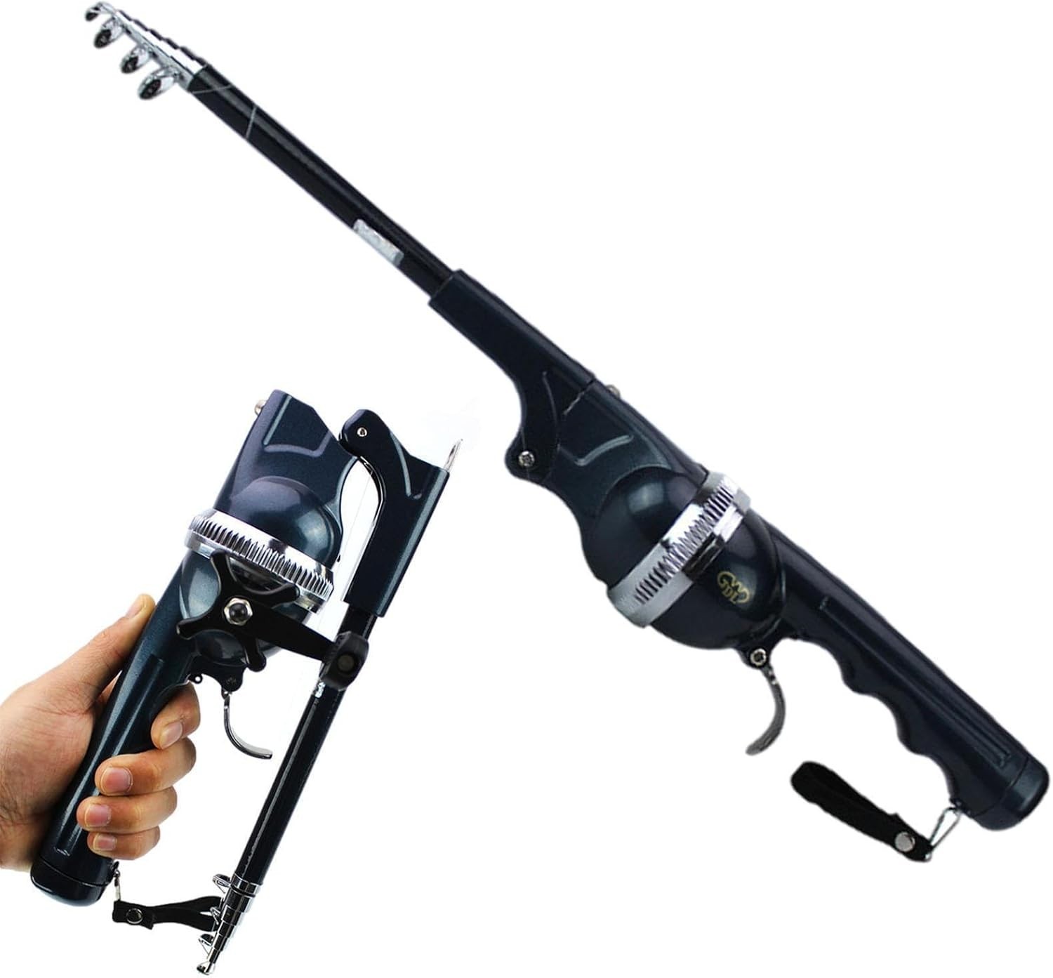 Telescopic Fishing Rod Portable Collapsible Pocket .