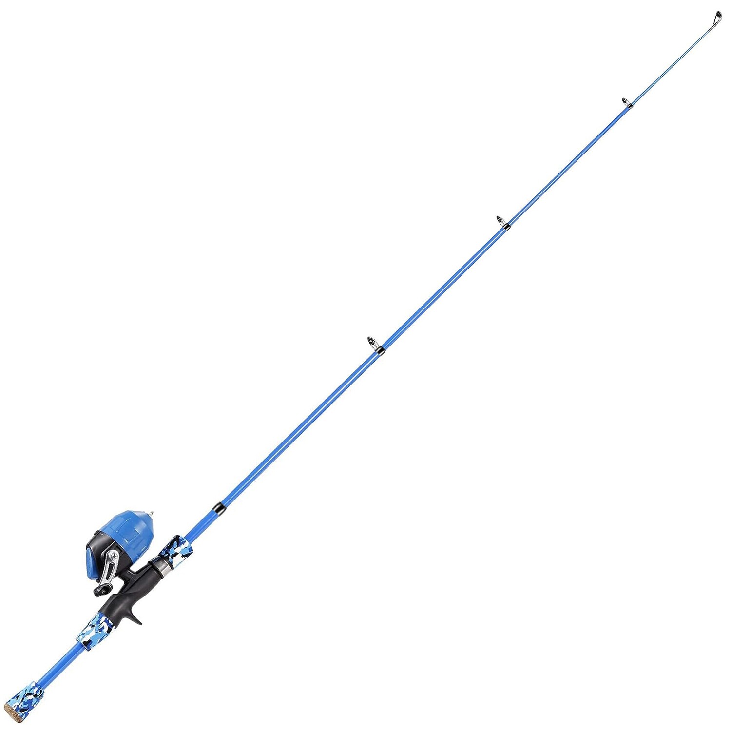 Portable Telescopic Fishing Rod and Spincast Reel Combo Full Fishing Tackle Kit
