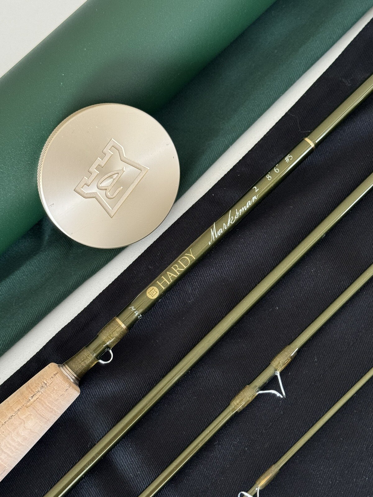 **BEAUTIFUL** HARDY MARKSMAN 2. 5wt 8’6”in~4pc Fly Rod!! 🔥MINT🔥