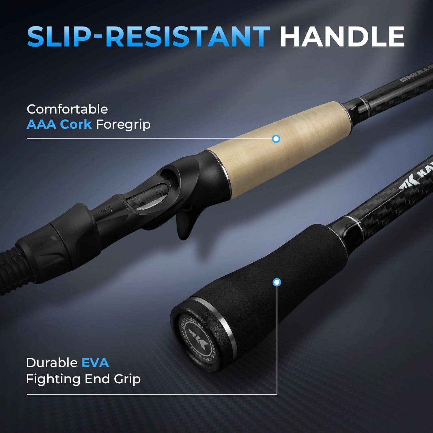 Spartacus II Plus Twin-Tip Spinning & Casting Rods, IM6 Graphite Blanks, Stai…