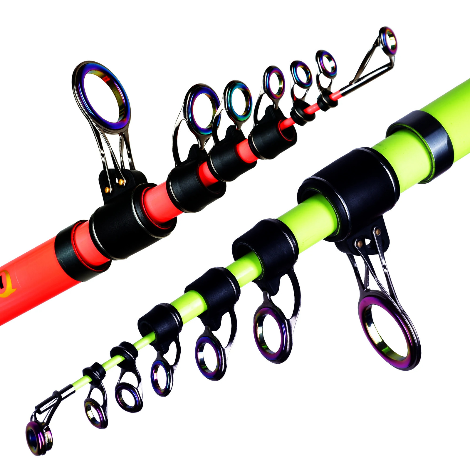 BIUTIFU Telescopic Surf Fishing Rod 4.2-5m Heavy Cast 80-200g Carbon Saltwater