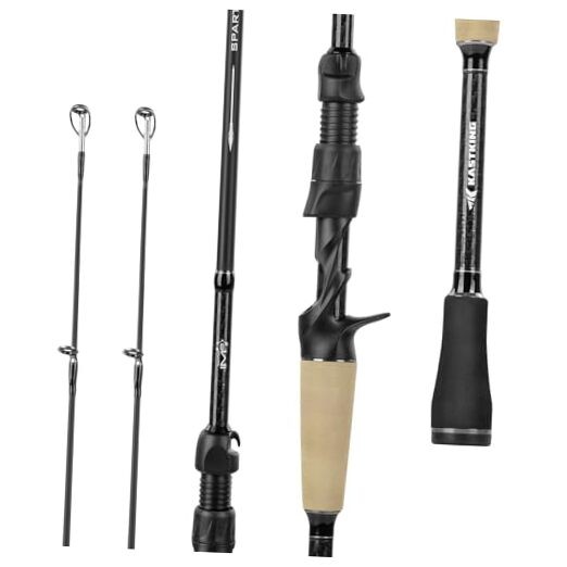Spartacus II Plus Twin-Tip Spinning & Casting Rods, IM6 Graphite Blanks,