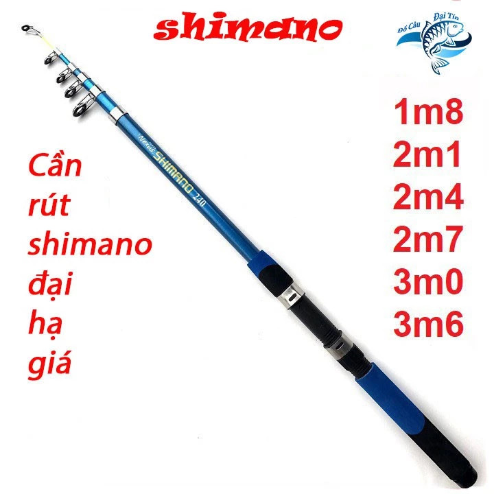 SHIMANO 270 Telescopic Fishing Rod – Portable Travel Rod – Lightweight & Durable