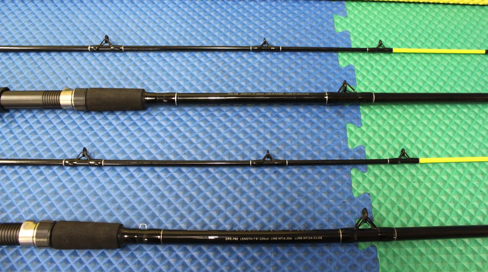 Okuma Black Classic Pro Conventional Trolling Rod Med 7′ 6″ 2Pc CPC-762-CT 2-PK