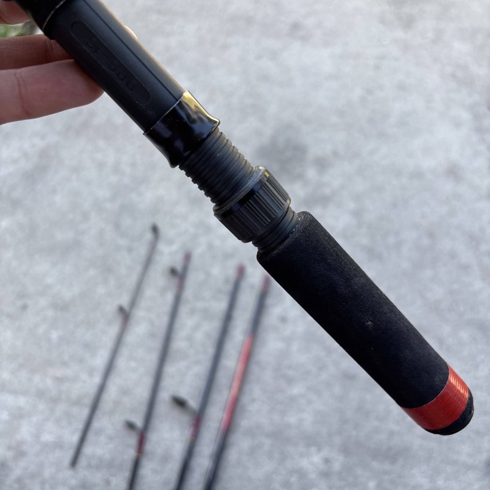 Silstar Venture Fishing Pole Rod 5-Piece Portable Medium Light 4’6” WORKS EUC