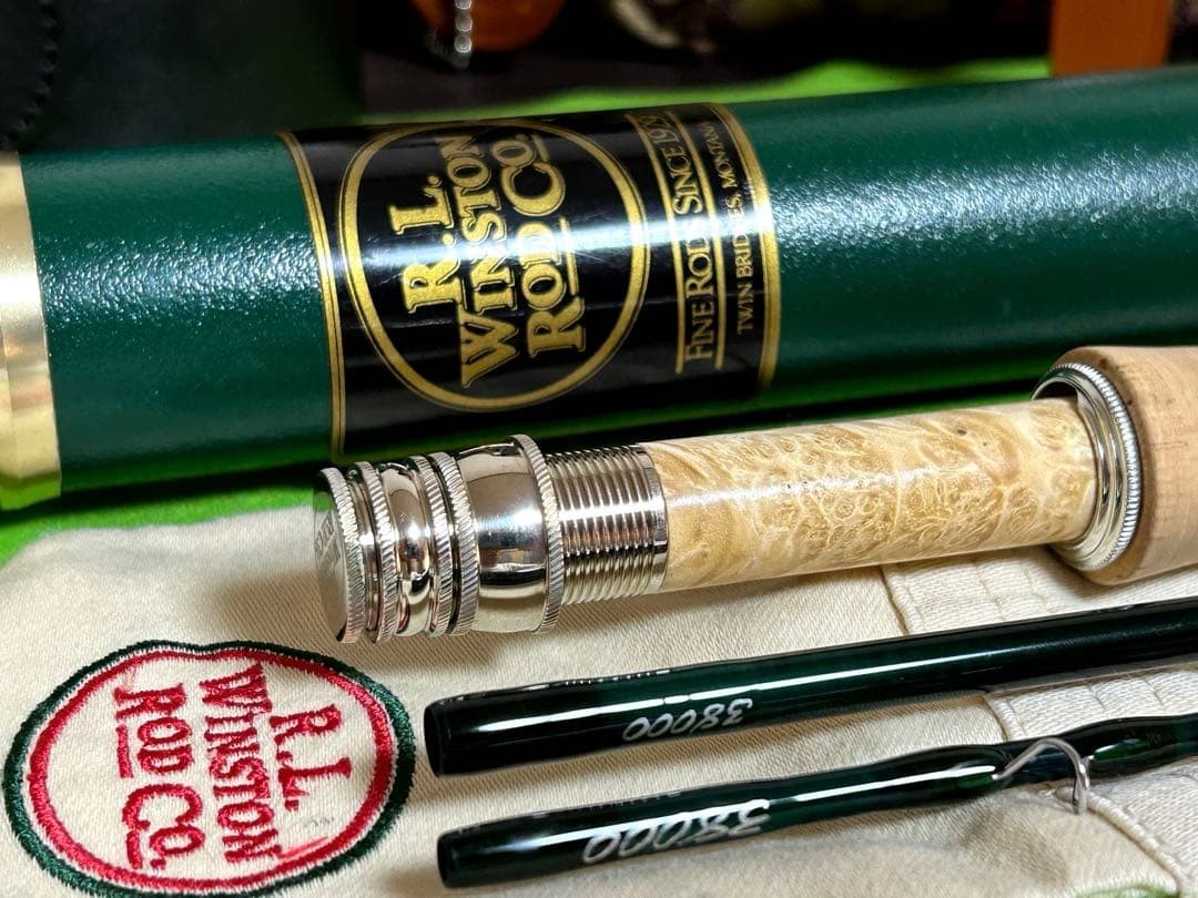 R.L. WINSTON IM6 9ft #6 3pc Fly Rod Fishing 0341