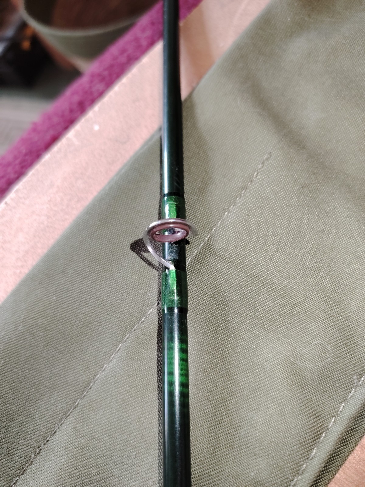 Vintage David Norwich 2 Piece 9’6″ 5/7 Fly Rod + cloth Case MX 400 XL graphite