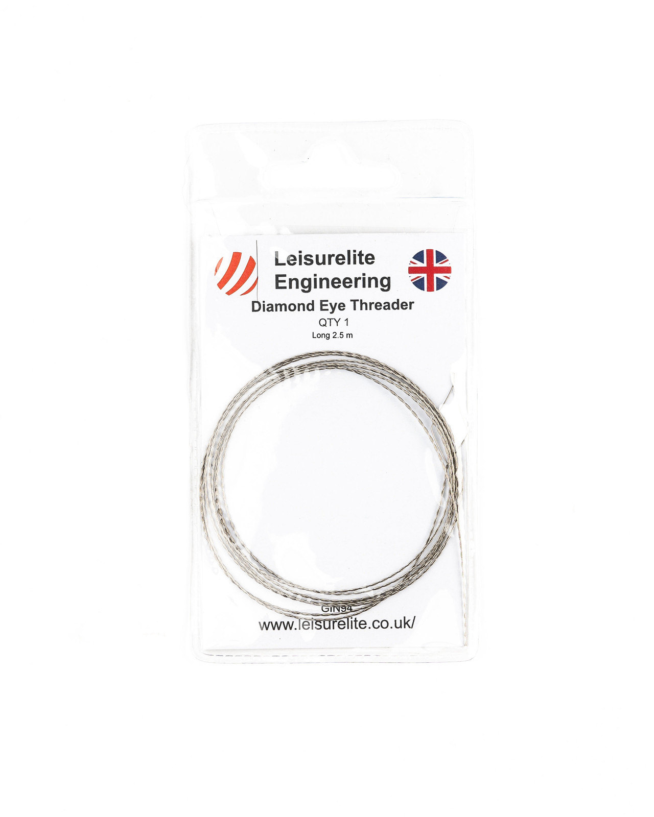 40cm Stainless Steel Rig Tube Threader – Diamond Eye Fishing Tool – Carp