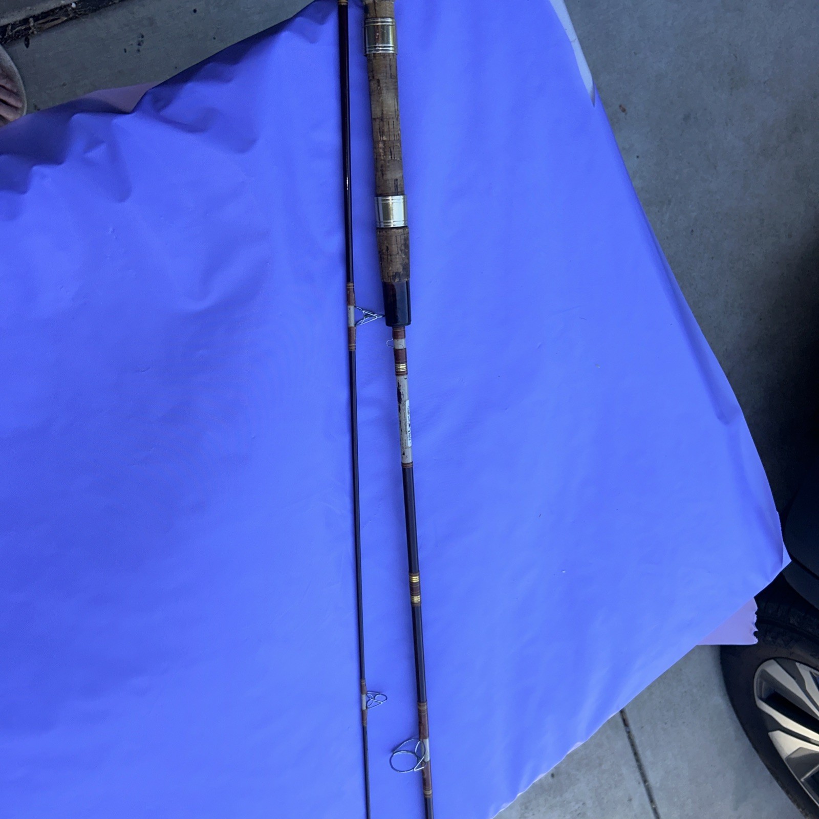 Vintage Garcia 2504 B 6 1/2 Ft fast taper light action 2 Piece Spin fishing rod