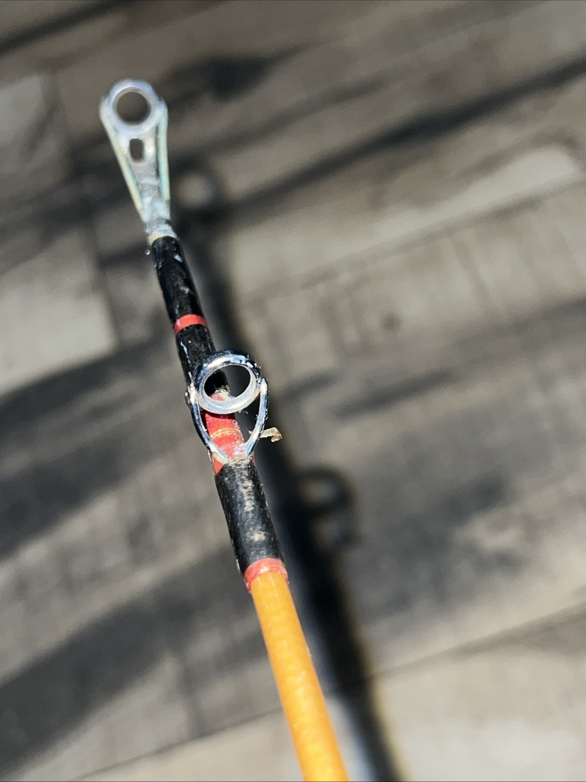 Sabre Classic Stroker 1pc 1661c 6’ Fishing Rod 30-80lb Test, Missing One Guide