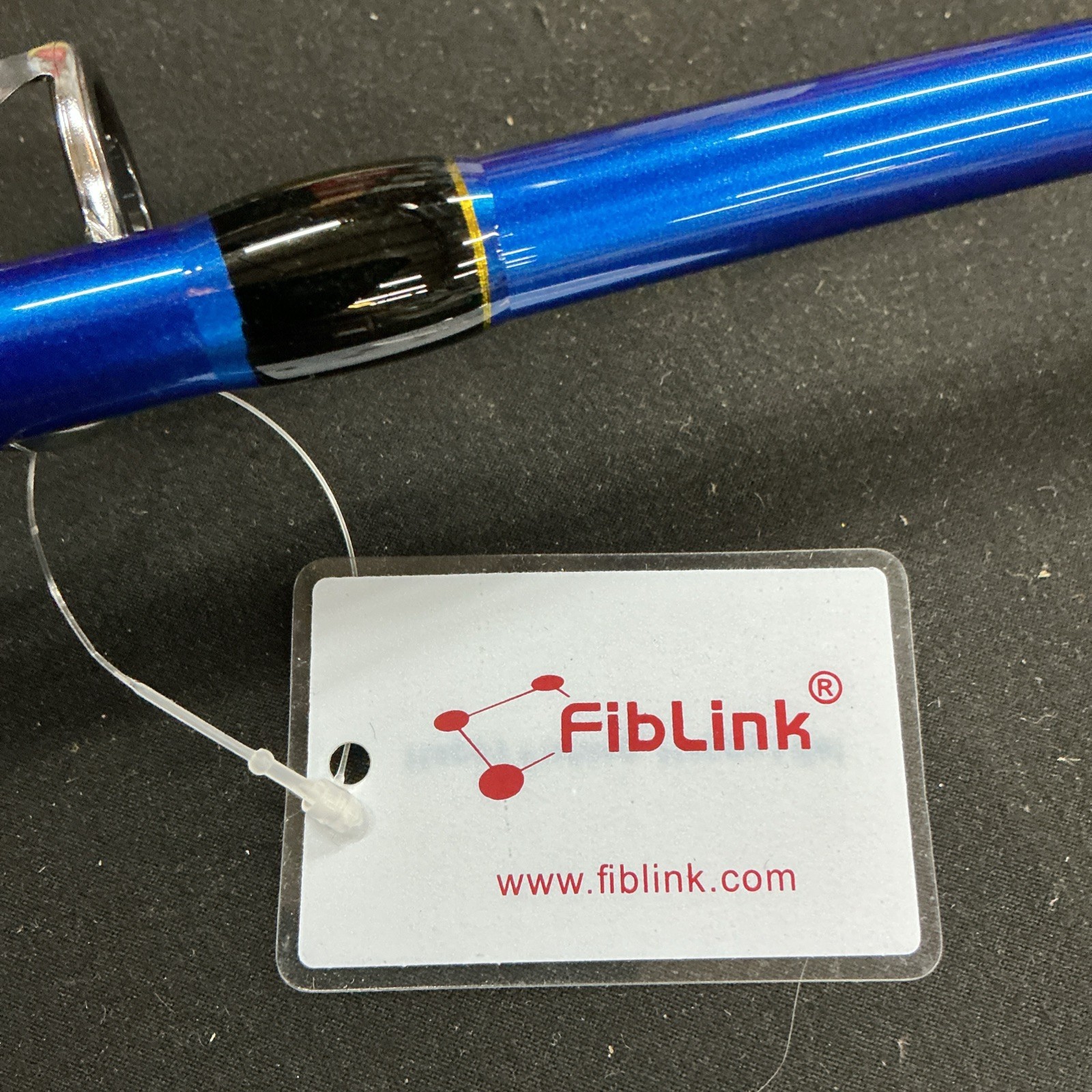 Fiblink 2-Piece Saltwater Spinning Fishing Rod Offshore Graphite Portable