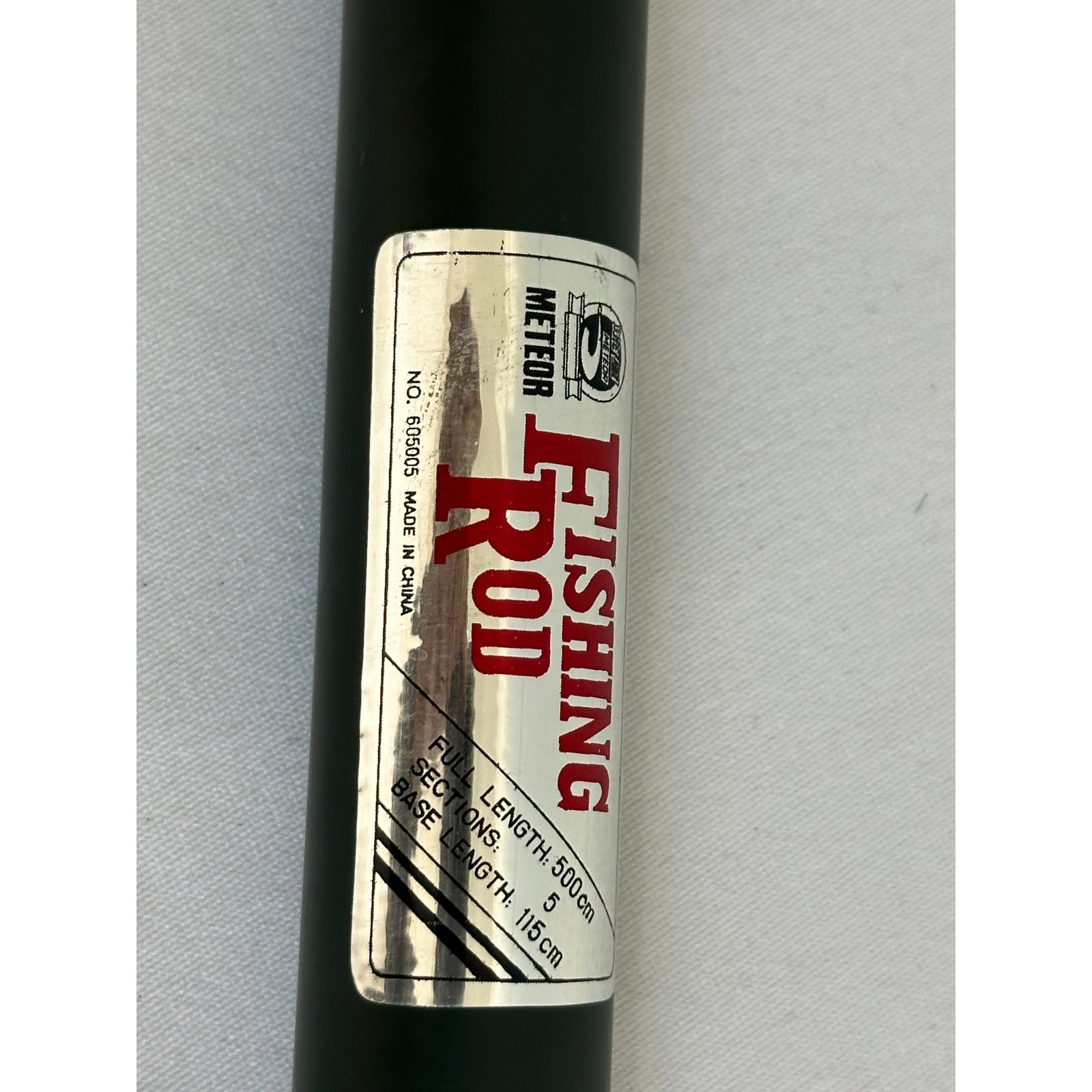 Vintage Meteor 16.5ft Fishing Rod 5-Piece Surf Rod Single Eyelet Thread