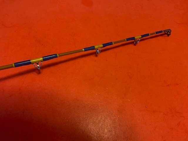 CUSTOM BUILT FENWICK LBE 789 6 FOOT 6 INCH 20 TO 50# CONVENTIONAL FISHING ROD