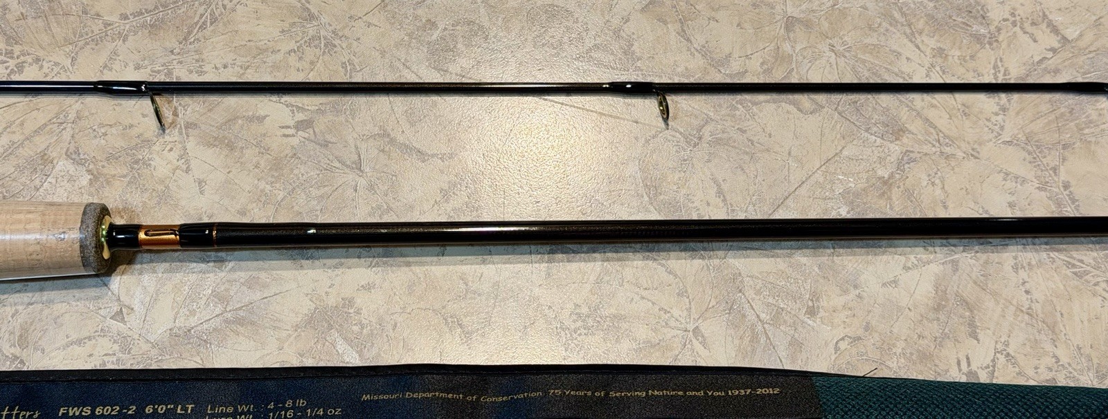 Temple Fork Outfitters TFO Signature Series Loomis FWS 602-2 6ft LT Spin Rod