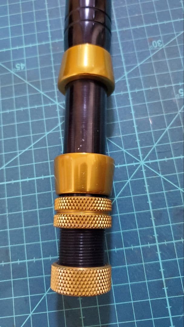 AFTCO Unibat Straight Boat Fishing Rod Black/Gold Used