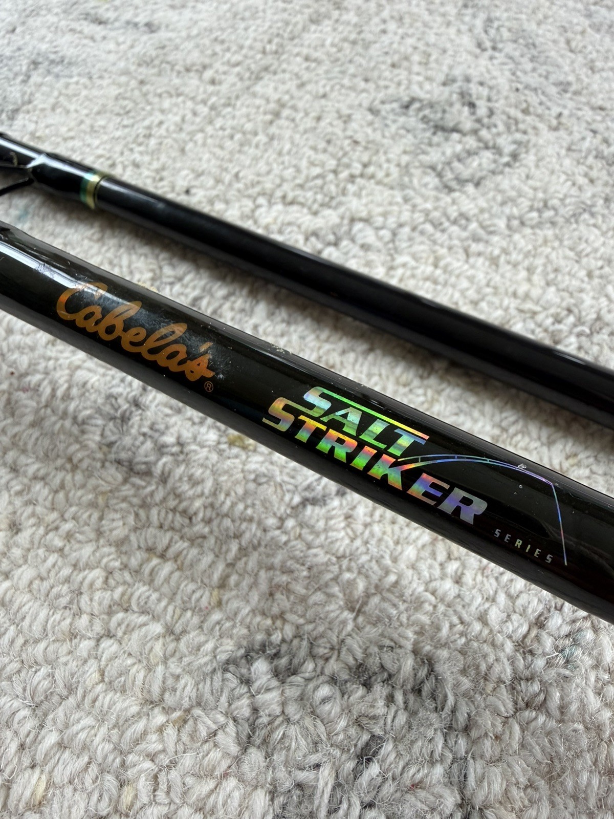 Fishing Rod Cabelas Salt Striker Graphite Spinning Angler 10-25lb Cork CSS-CTS10