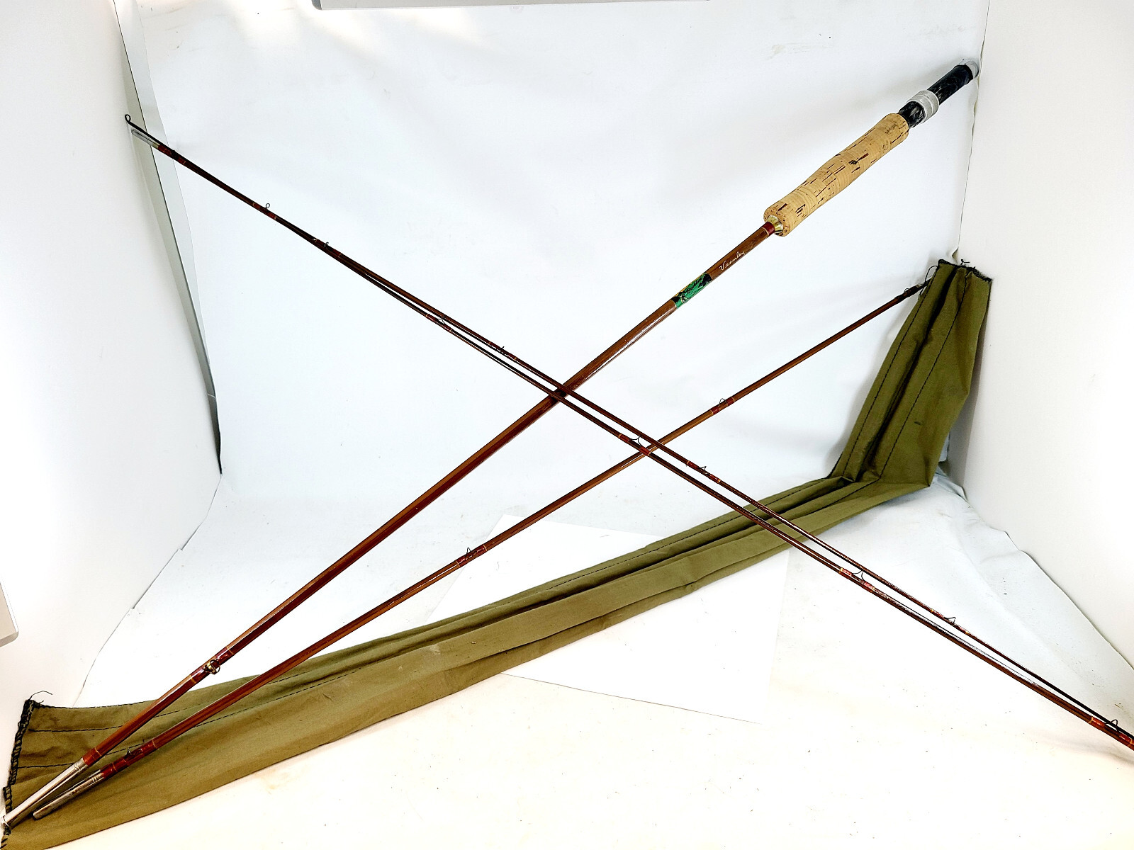 Booklure Golden Gate New? 1940’s Vintage (9ft, 4pc, 2 tips) Cane Fly Rod