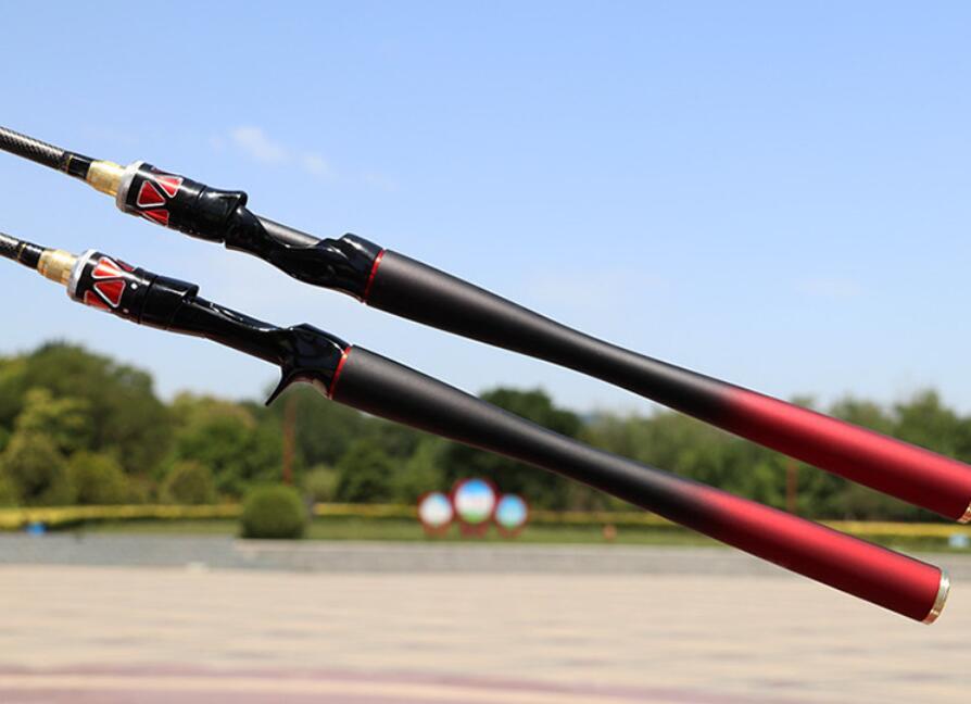Carbon Fiber Fishing Rod Spinning Casting Fishing Rods 1.65m 1.8m Poles Fast Rod