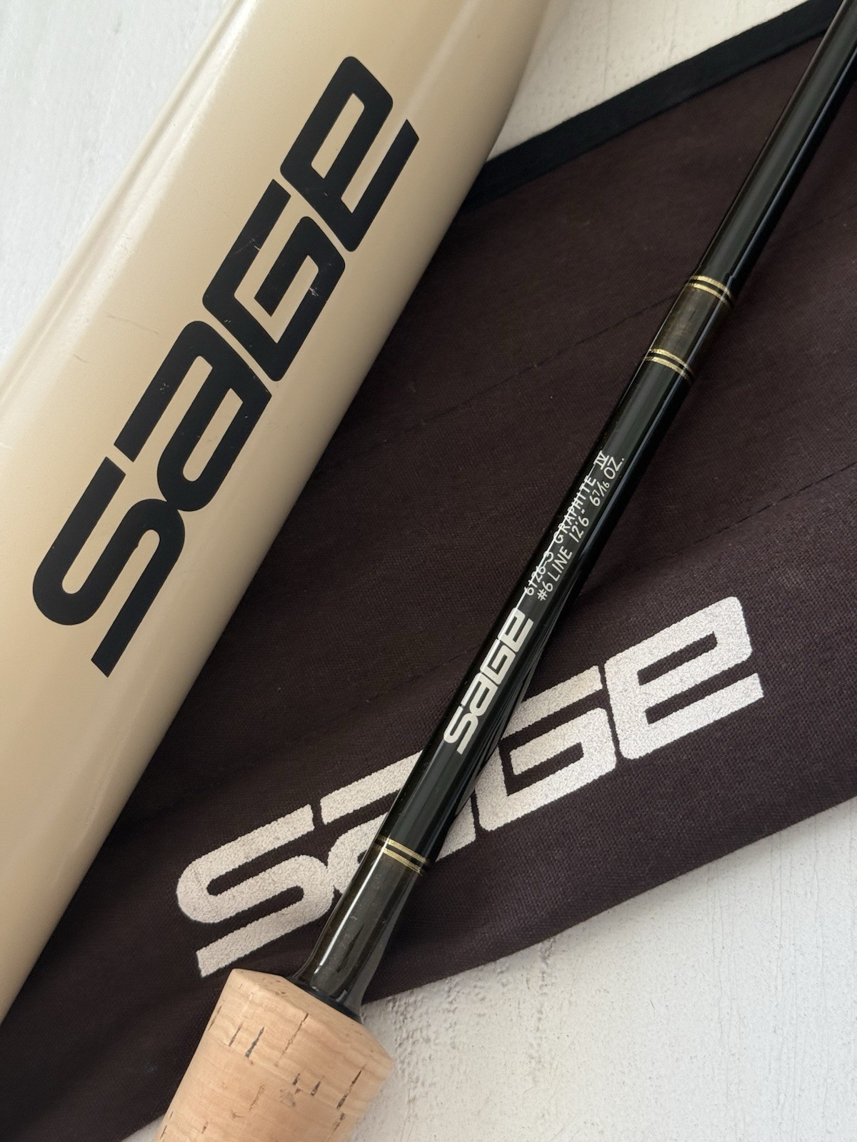 **BEAUTIFUL**🔥SAGE GRAPHITE IV SWITCH/SPEY 6wt 12’6”ft SWITCH/SPEY Rod!!!!🔥
