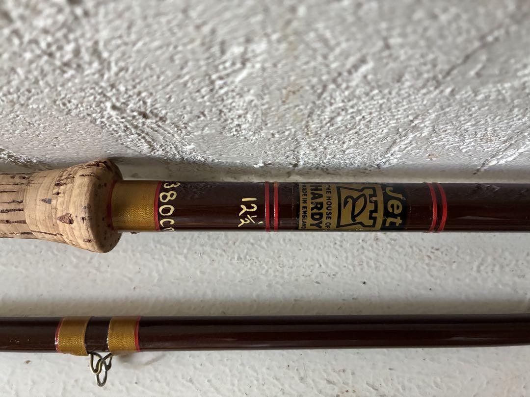 HARDY Glass JET 12 1/2 Salmon Fly #9 Fly Rod Fishing Vintage